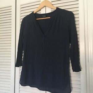 Navy blue top
